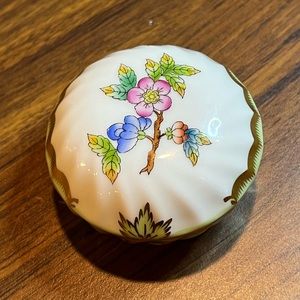 Herend porcelain trinket box
